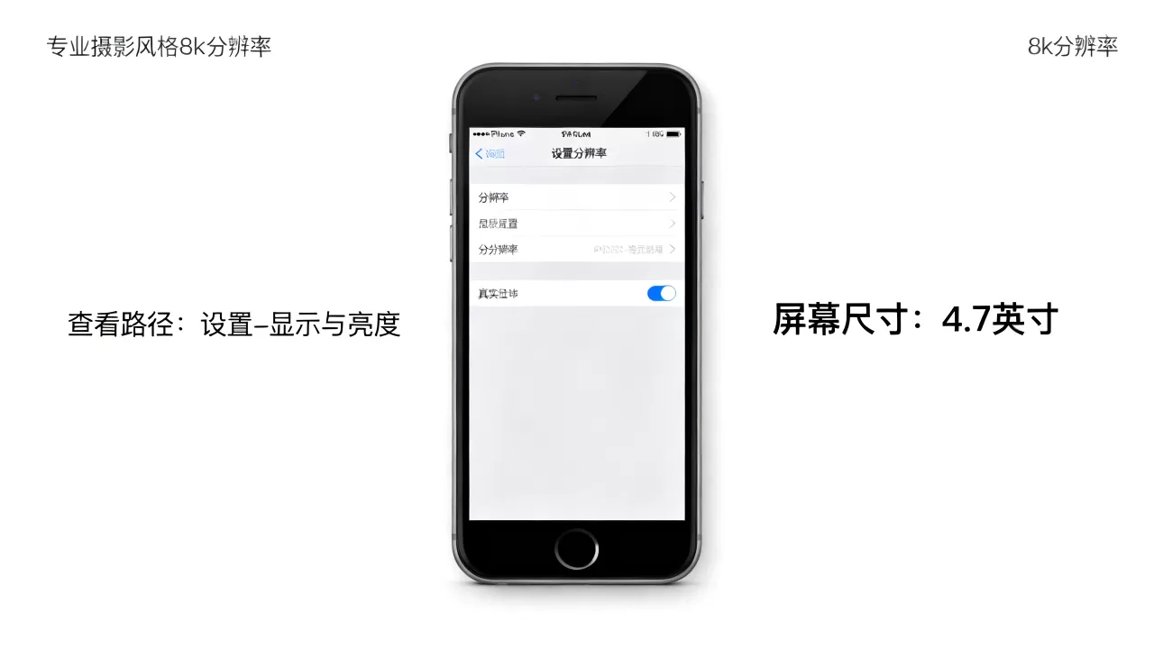 怎么显示iPhone6屏幕尺寸，iPhone6屏幕多大