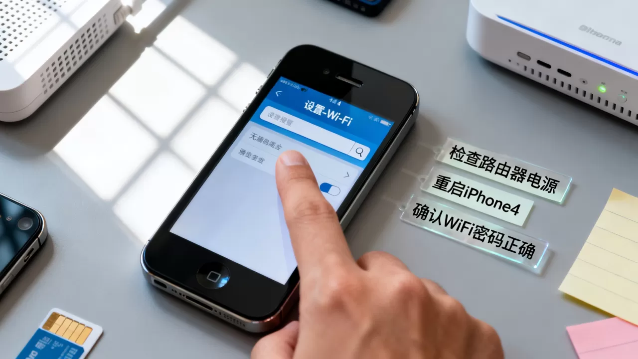 iphone4 wifi搜索不到怎么办？iphone4搜不到wifi信号原因
