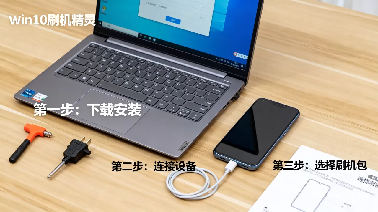 win10刷机精灵怎么用，win10刷机精灵