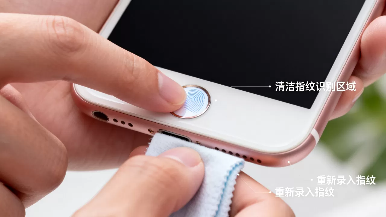 iphone 6s指纹解锁失灵怎么办，iphone 6s指纹识别