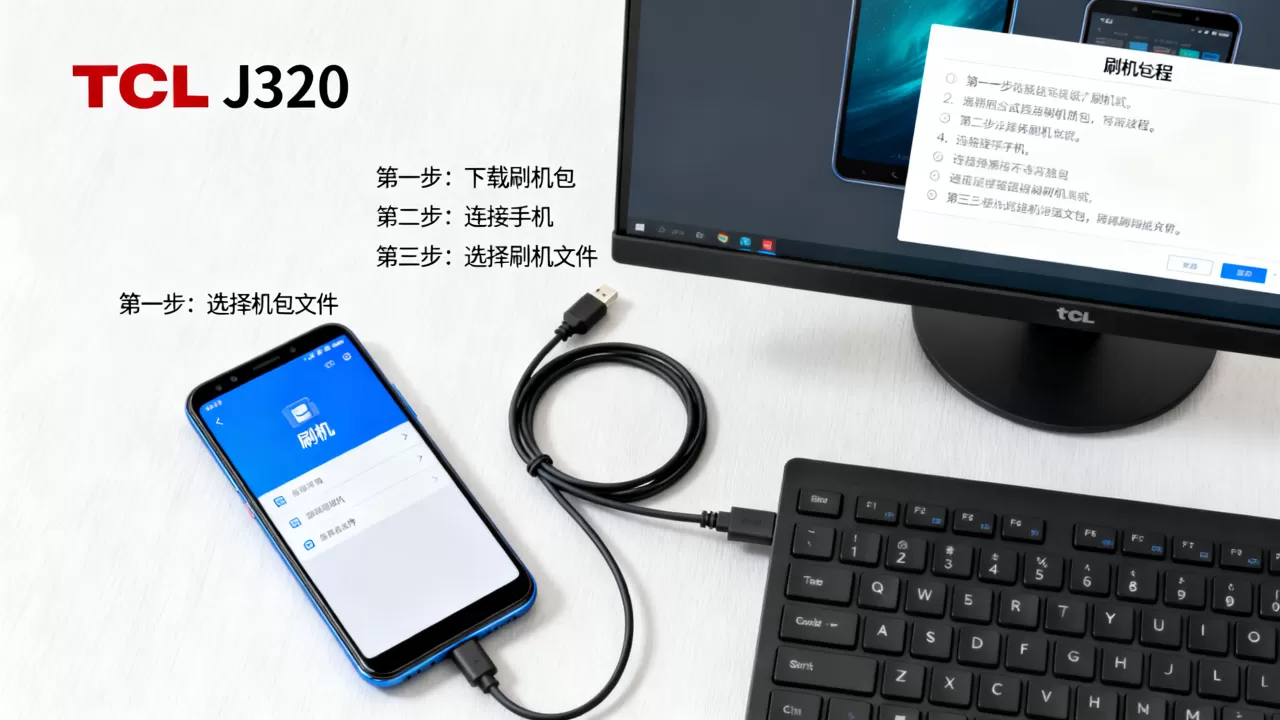 tcl j320刷机教程，tcl j320刷机包