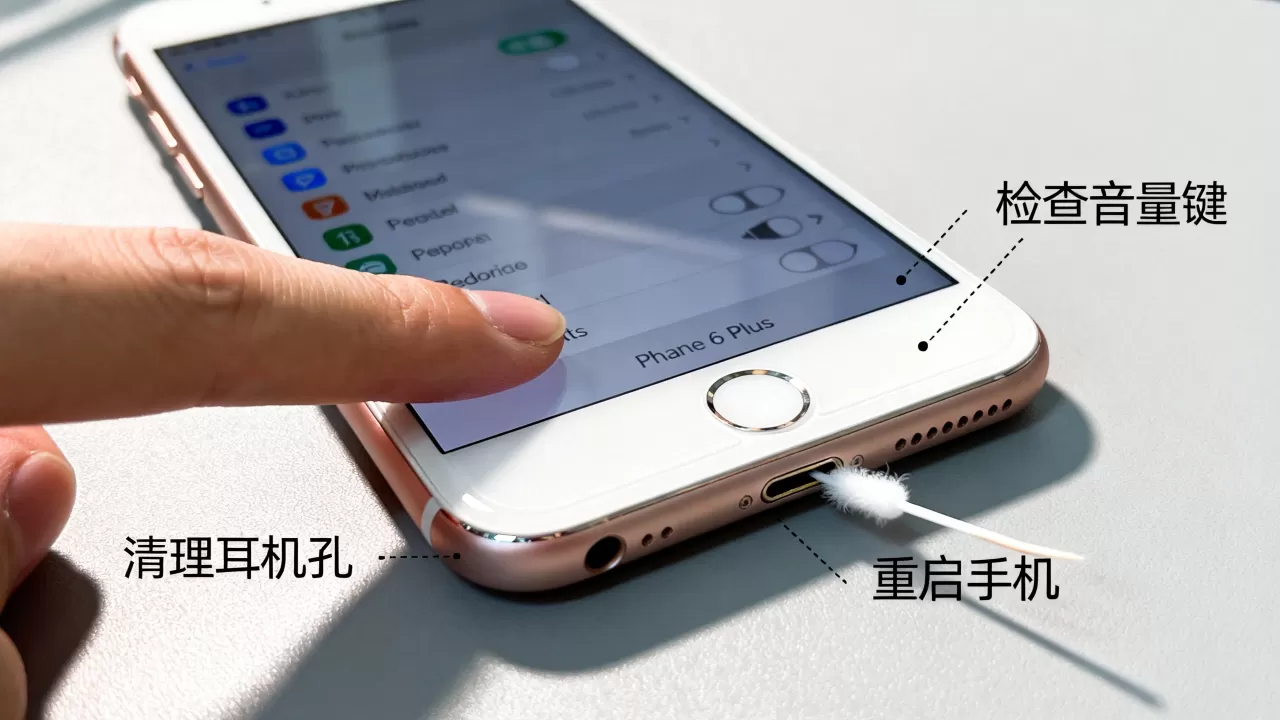 iPhone6 Plus突然没声音了怎么办，iPhone6 Plus无声音解决方法