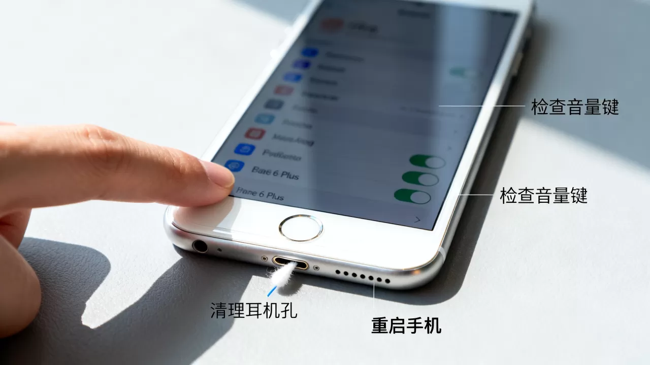 iPhone6 Plus突然没声音了怎么办，iPhone6 Plus无声音解决方法
