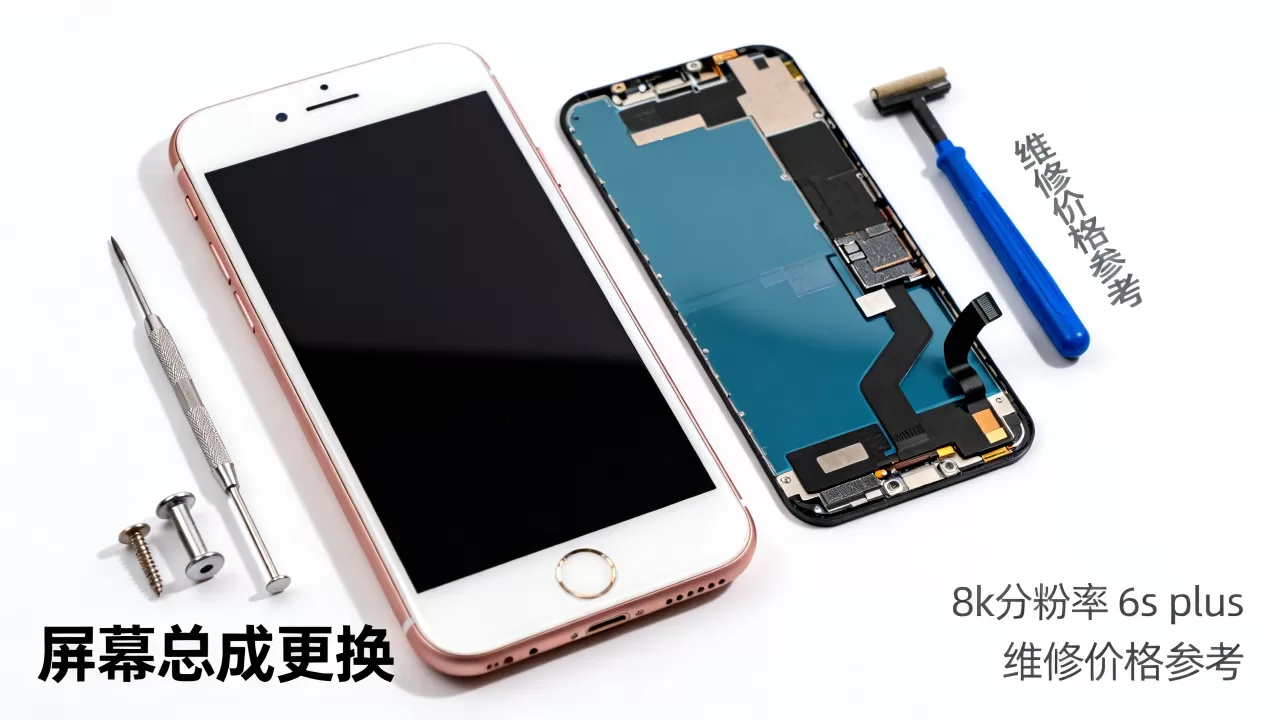 iphone6s plus维修多少钱，iphone6s plus屏幕总成更换