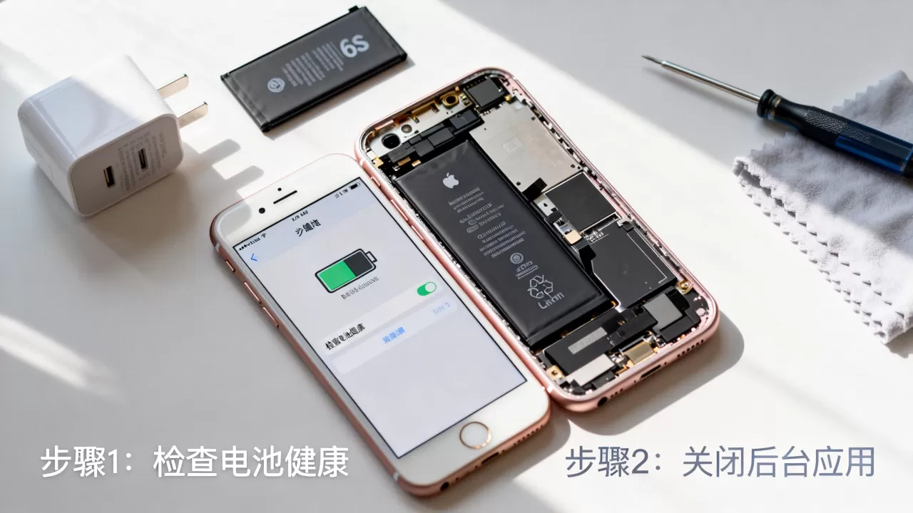 iphone6s电池不耐用怎么解决，iphone6s电池问题