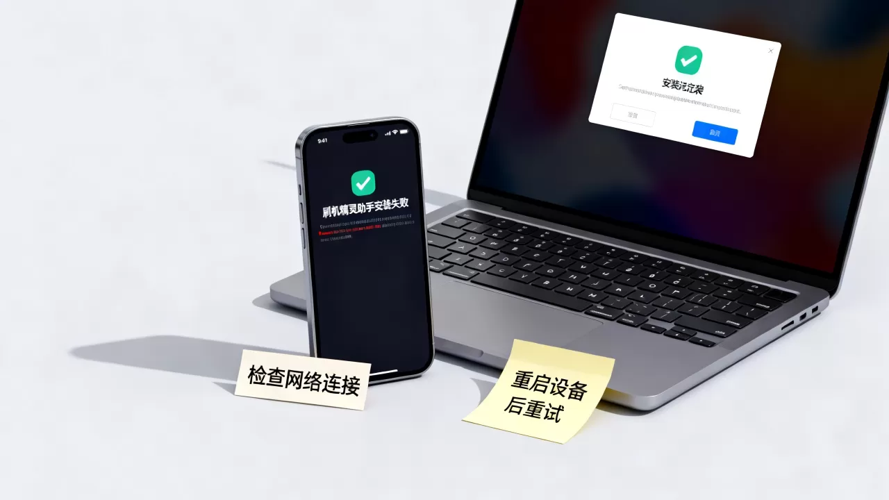 刷机精灵助手安装失败怎么办，刷机精灵助手安装失败