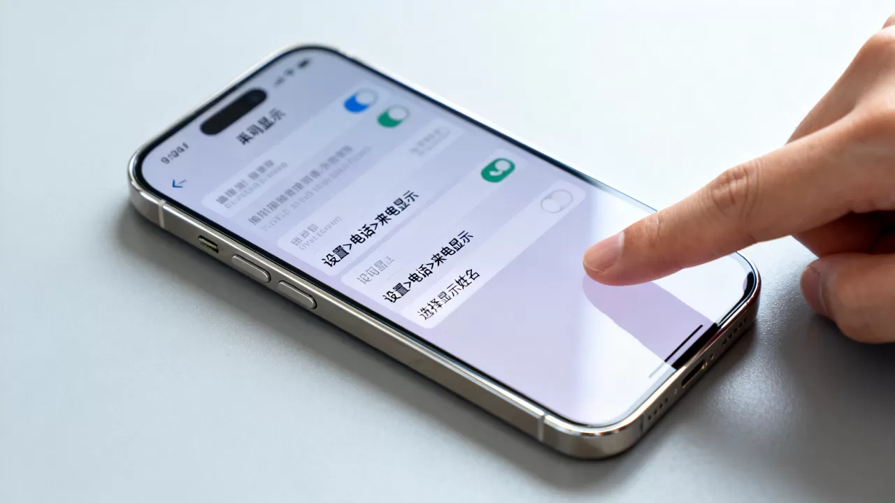 iphone来电显示姓名怎么设置，iphone来电显示设置