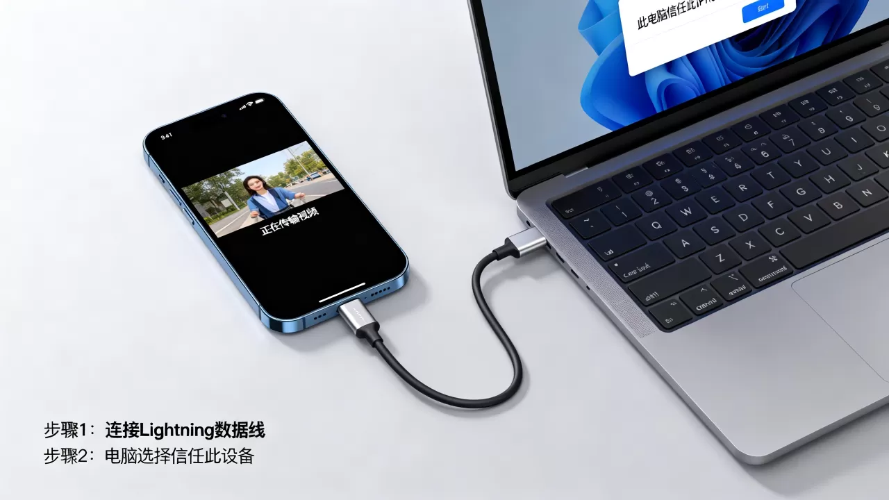 iphone里的视频怎么传，iphone视频传到电脑