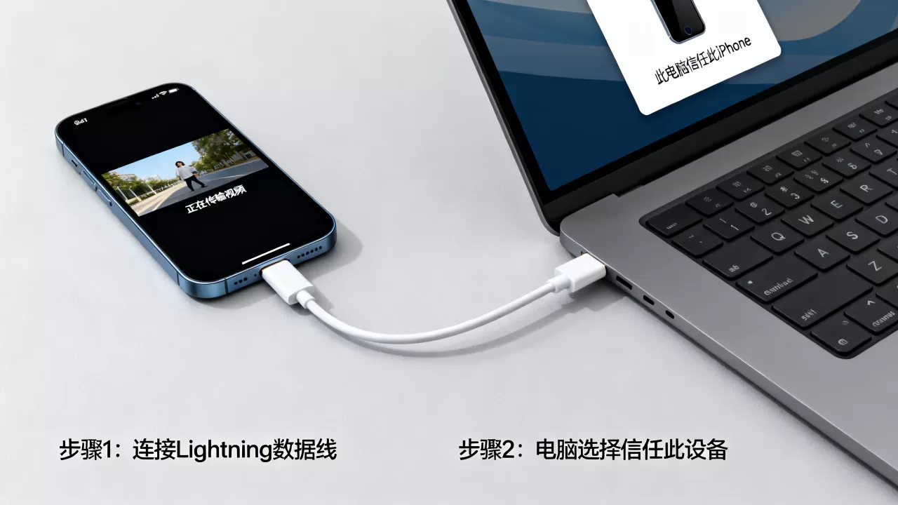 iphone里的视频怎么传，iphone视频传到电脑