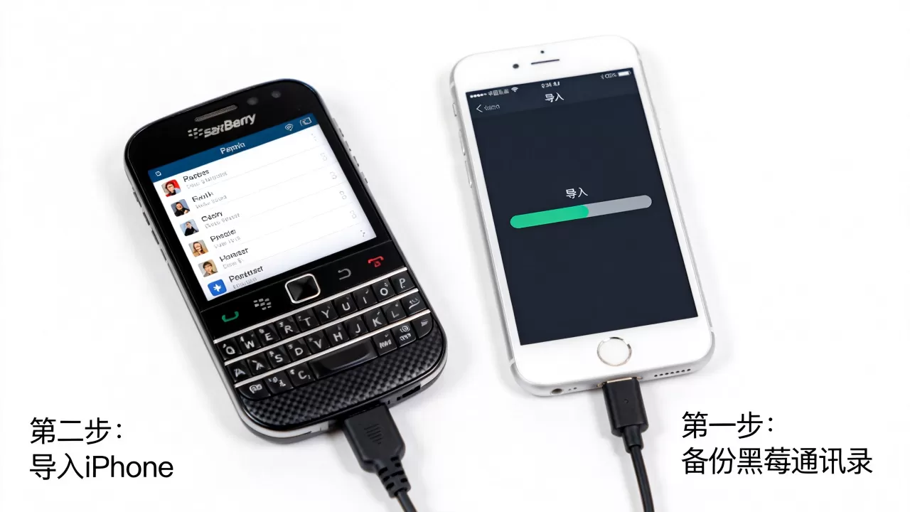 黑莓通讯录怎么导入iPhone？黑莓通讯录导入iPhone