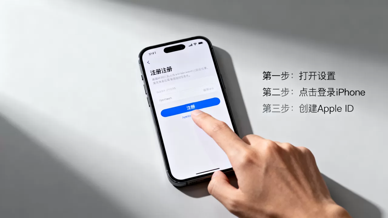 苹果id账号注册教程，iphone id怎么注册
