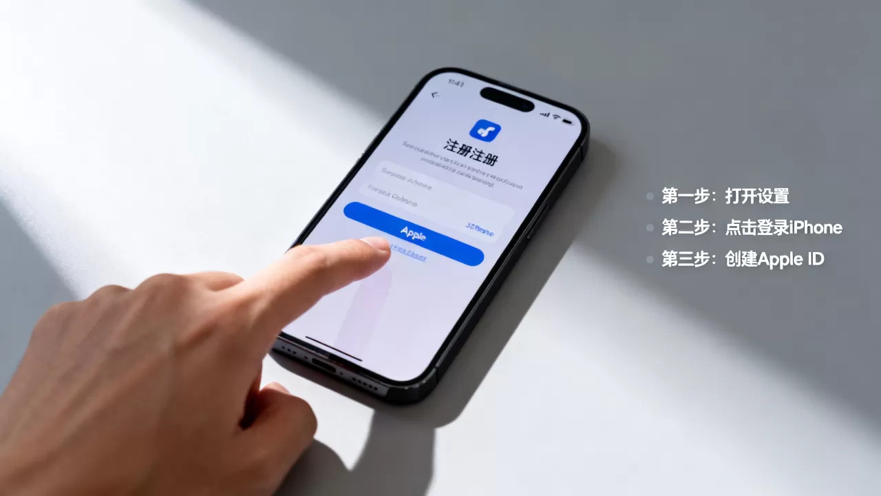 苹果id账号注册教程，iphone id怎么注册