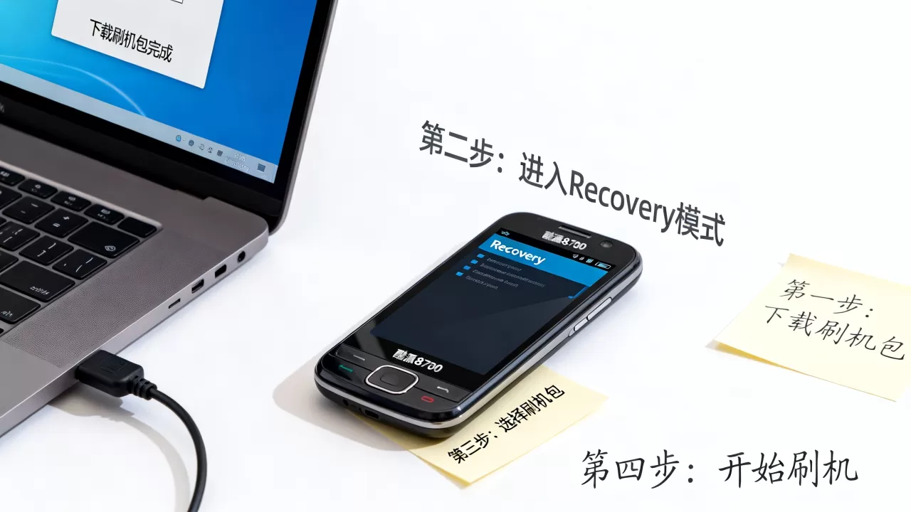 酷派8720如何刷机，酷派手机刷机教程