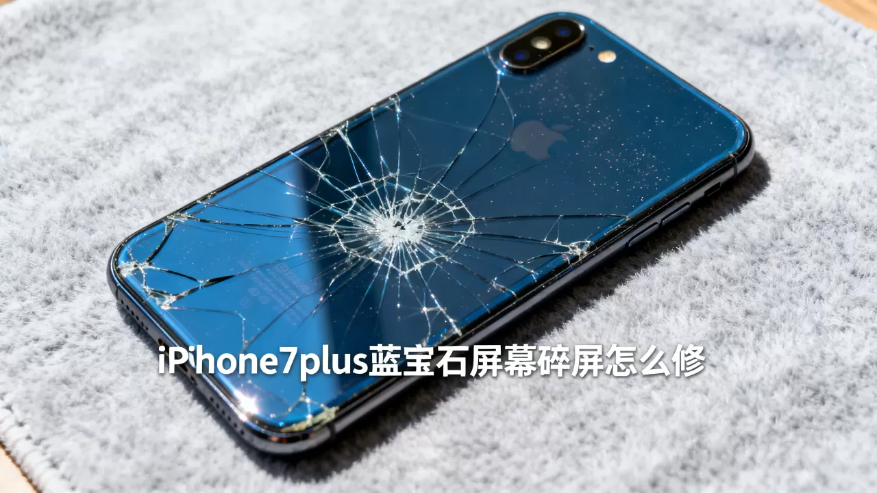 iPhone7plus蓝宝石屏幕碎屏怎么修，iPhone7plus蓝宝石屏幕