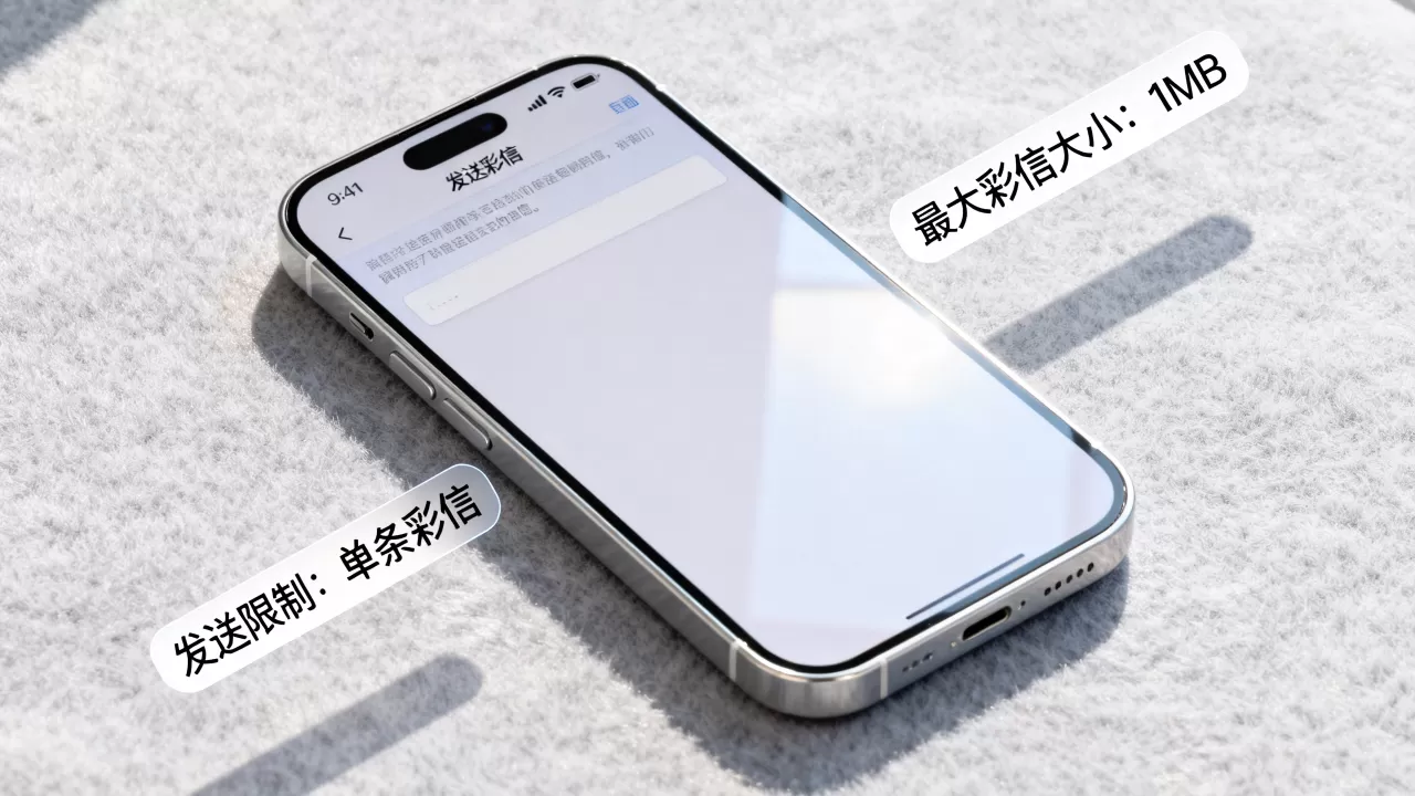 iphone最大彩信大小是多少，iphone彩信发送限制
