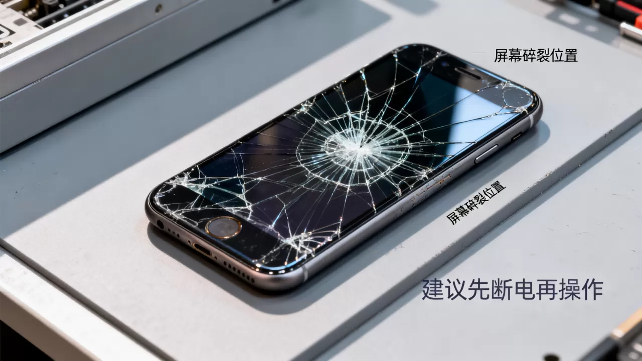iphone7p摔了怎么修，iphone7p摔了屏幕碎了