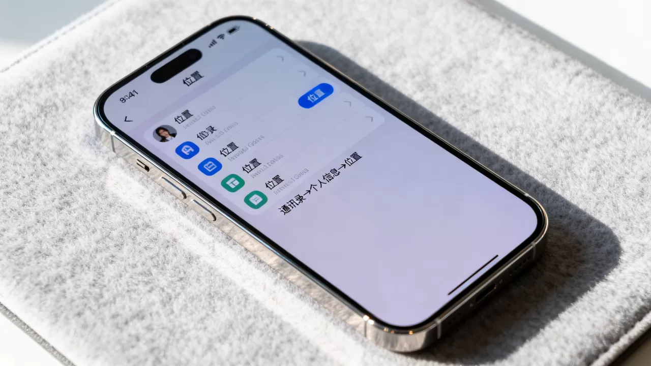 iphone通讯录怎么显示位置，iphone通讯录位置功能