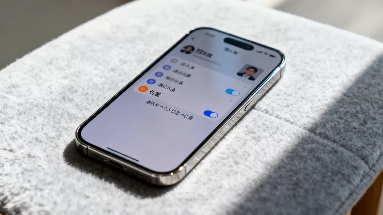 iphone通讯录怎么显示位置，iphone通讯录位置功能