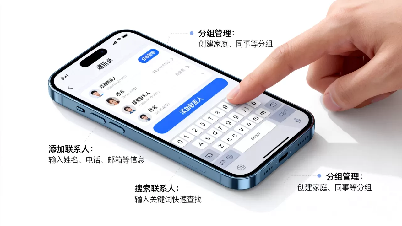 iphone通讯录app怎么用，iphone通讯录app