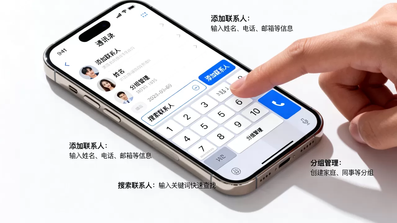 iphone通讯录app怎么用，iphone通讯录app