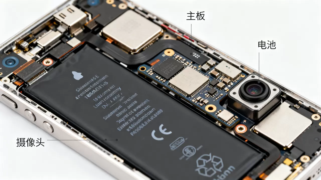iphone5s构造揭秘，iphone5s内部结构详解