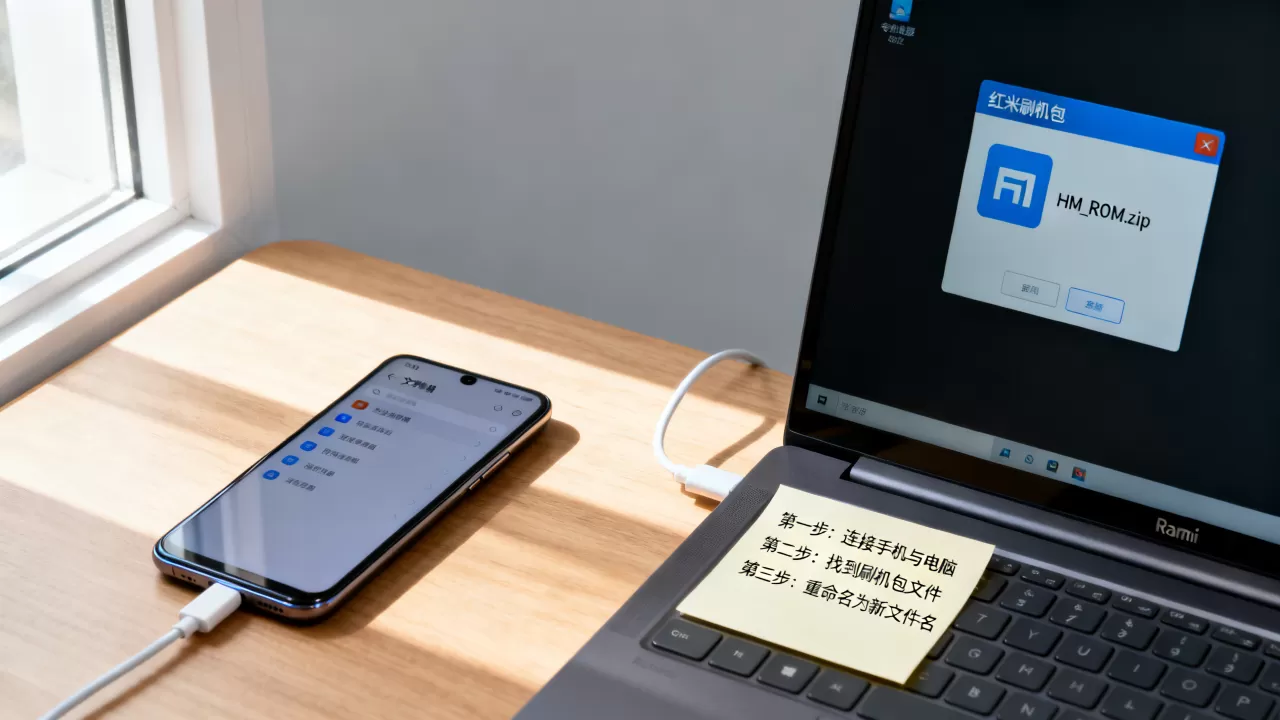 红米刷机包怎么改名？红米手机刷机包重命名教程