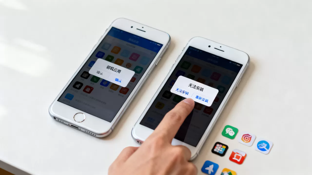 iphone软件卸载后安装不了怎么办，iphone卸载重装