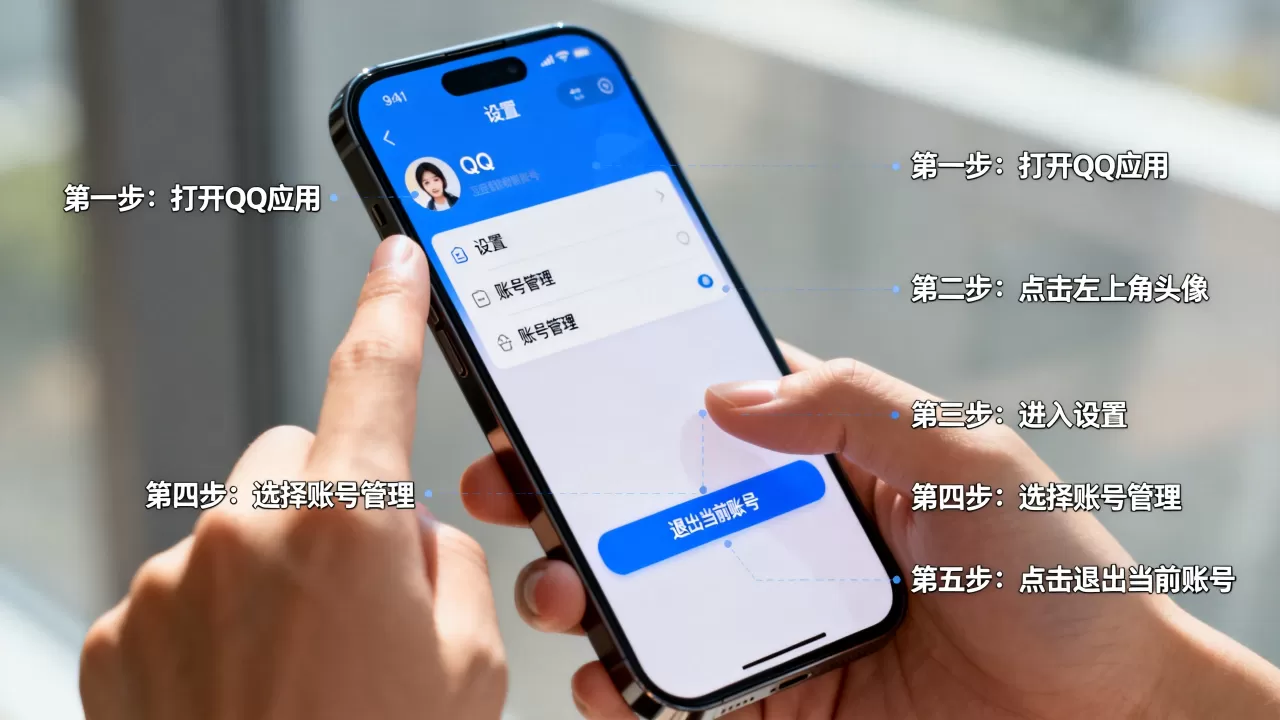 iphone手机qq怎么退出，iphone退出qq账号教程