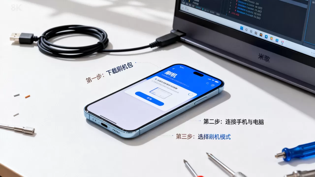米歌手机怎么刷机，米歌手机刷机教程