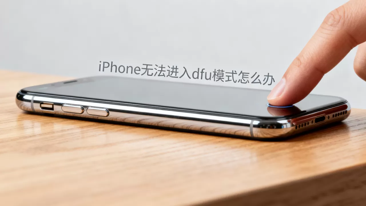 iphone无法进入dfu模式怎么办，iphone无法进入dfu模式