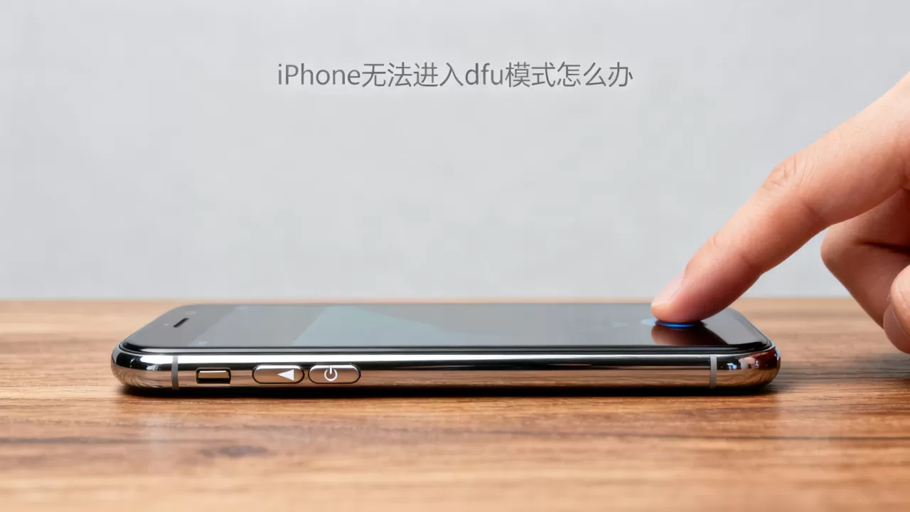 iphone无法进入dfu模式怎么办，iphone无法进入dfu模式