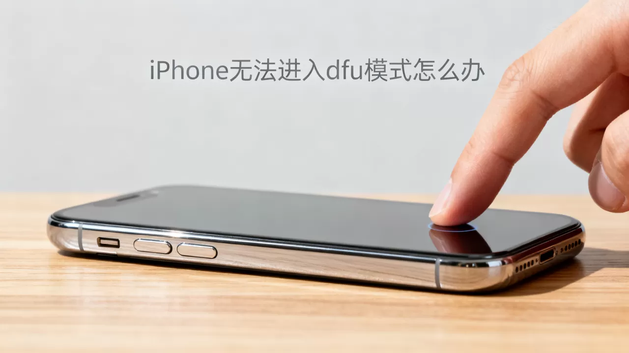 iphone无法进入dfu模式怎么办，iphone无法进入dfu模式