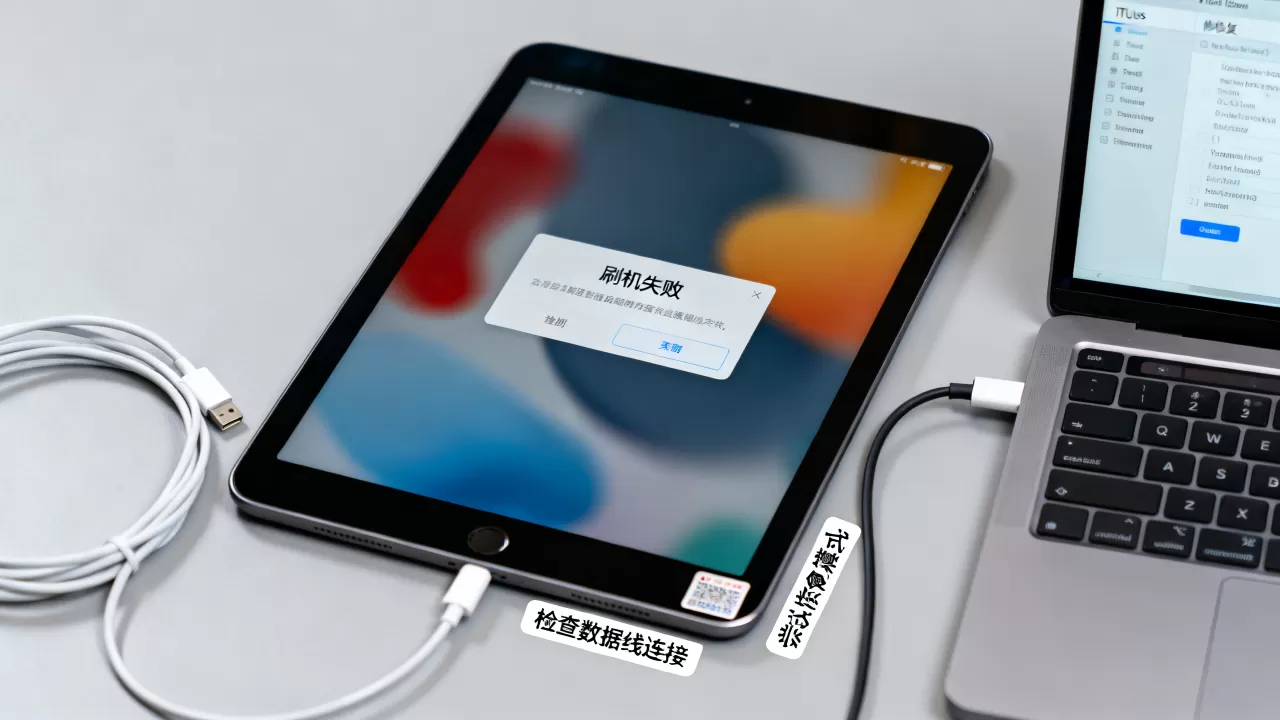 ipad air越狱后刷机失败怎么办，ipad air越狱后刷机