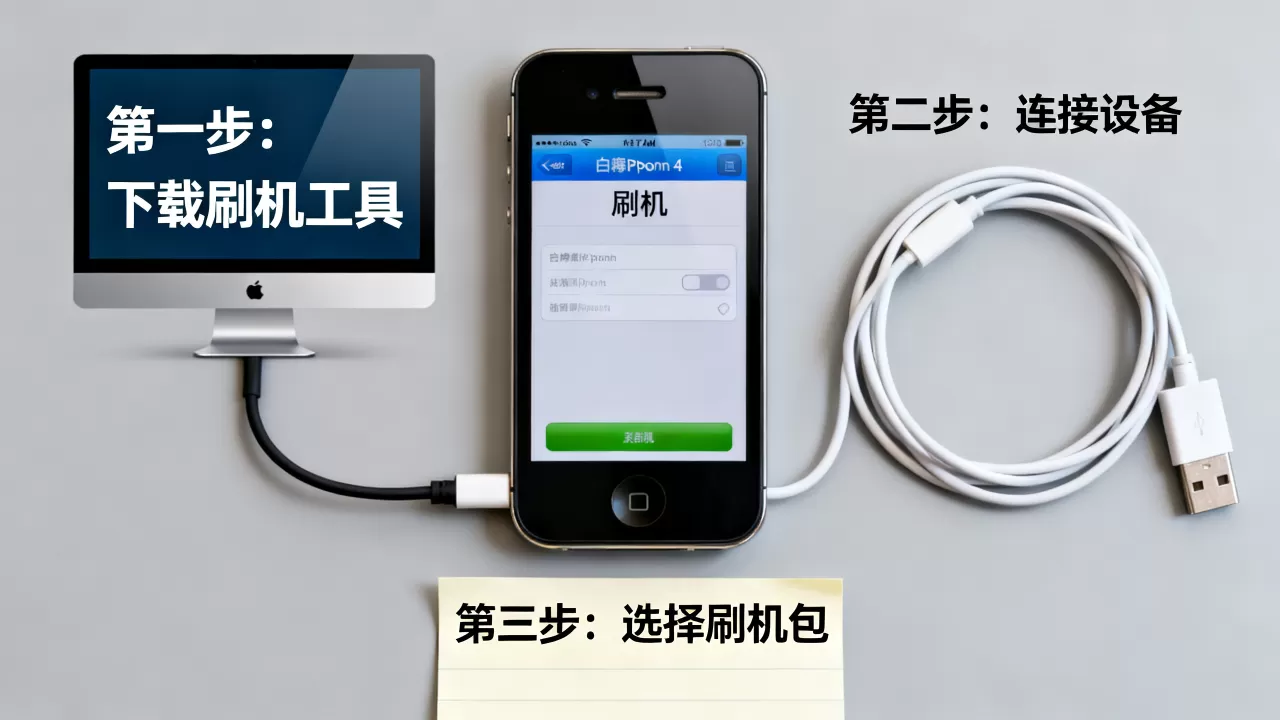山寨苹果4怎么刷机，山寨苹果4刷机教程