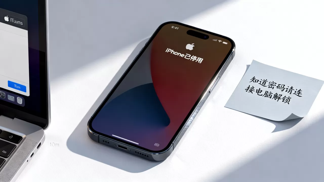 iphone已停用 知道密码，iphone已停用但知道密码怎么解锁