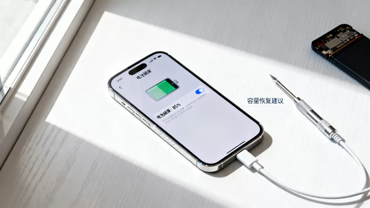 iphone电池容量恢复不了怎么办，iphone电池容量