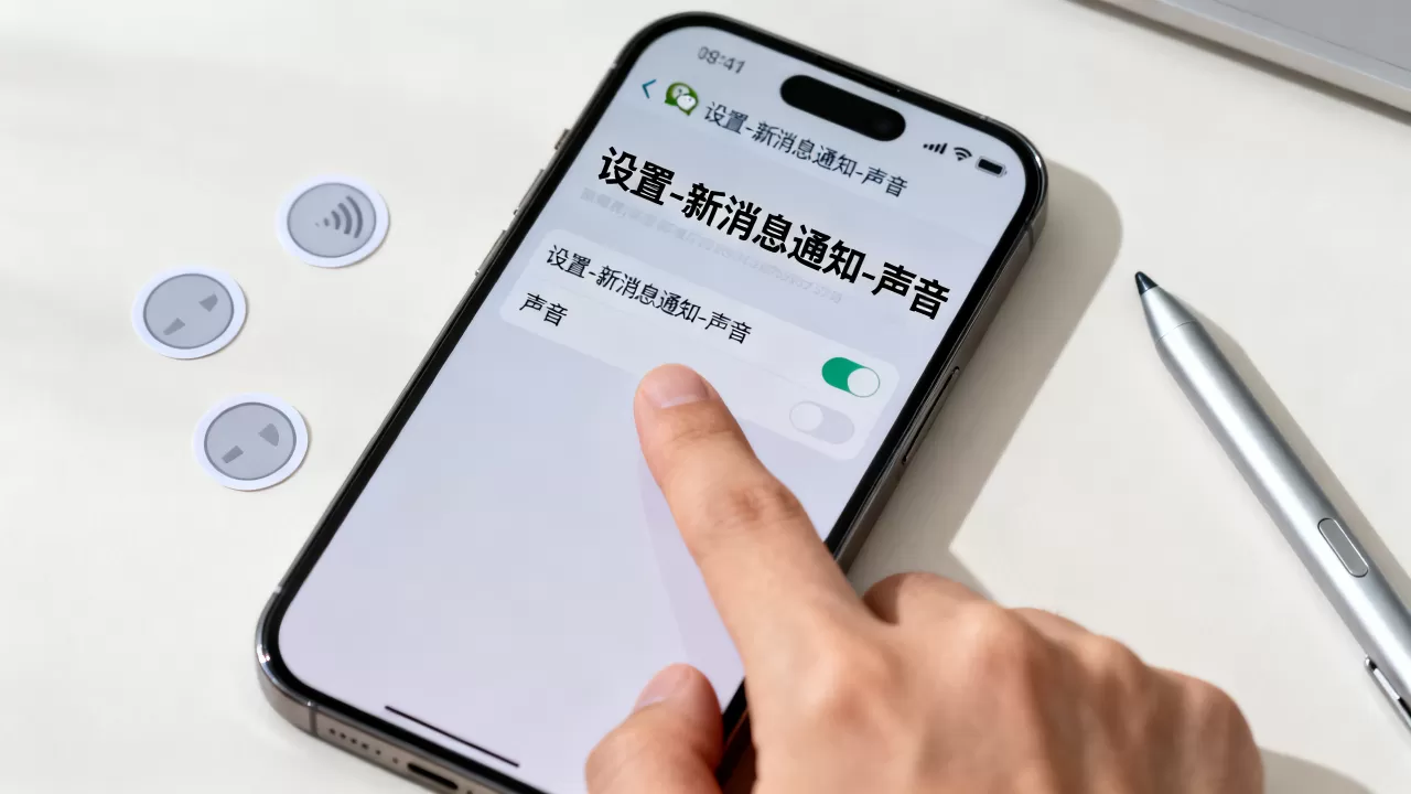 iPhone微信通知音怎么改，iPhone微信声音设置