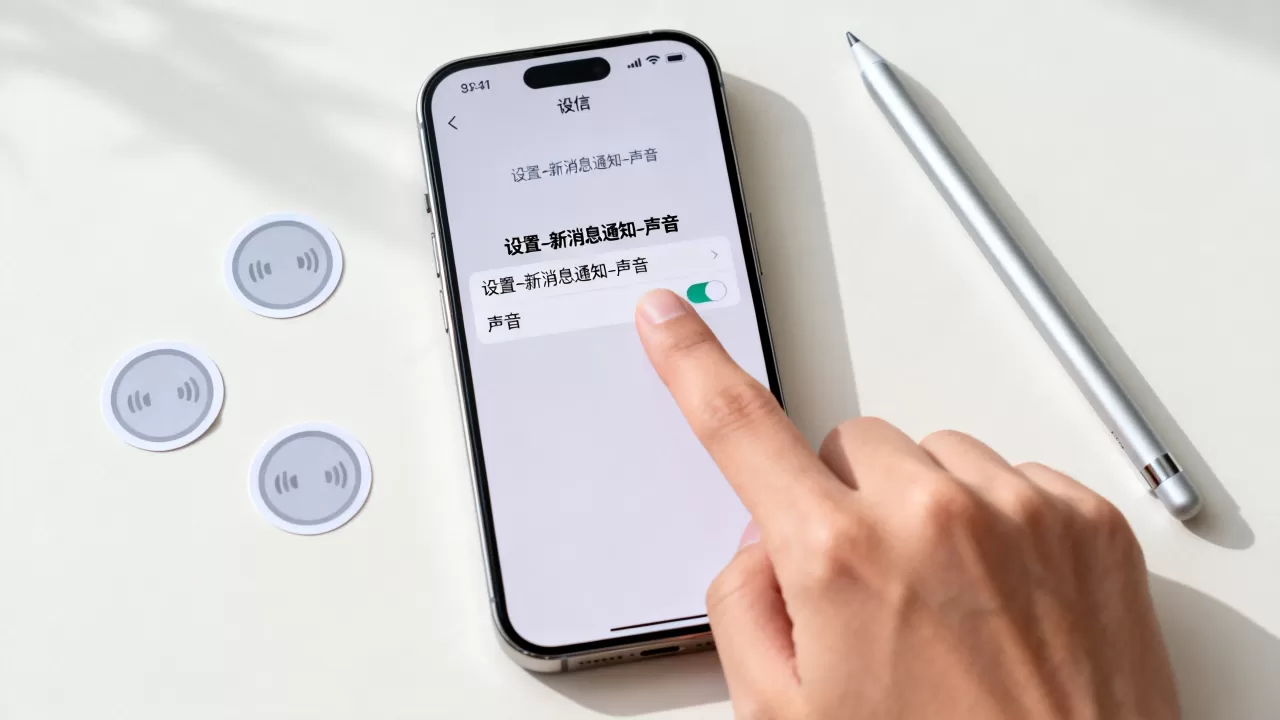 iPhone微信通知音怎么改，iPhone微信声音设置