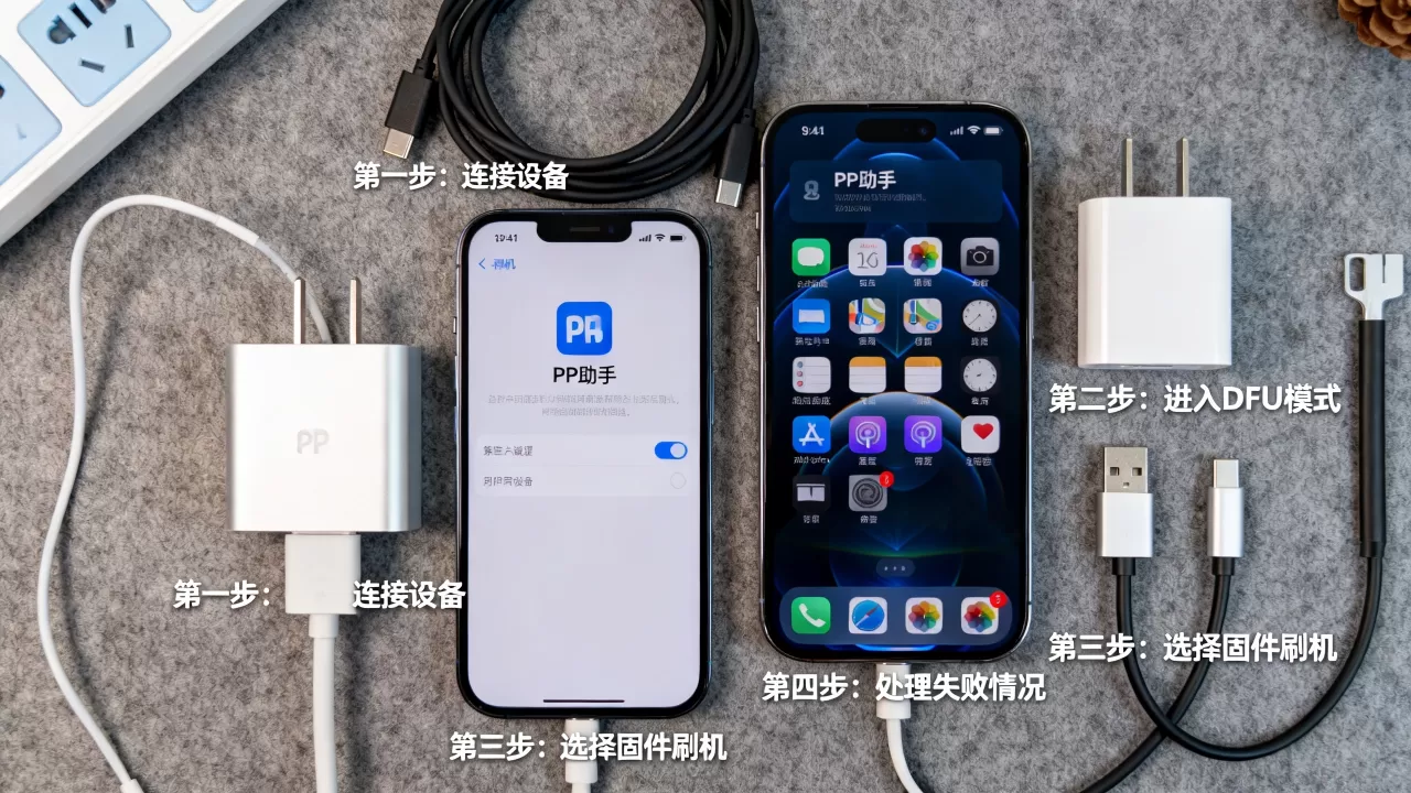 pp助手iphone刷机教程，iphone刷机失败怎么办