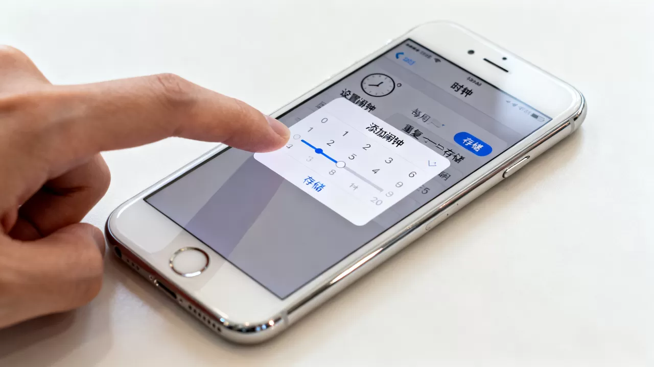 iphone 6的闹铃在哪，iphone 6怎么设置闹钟