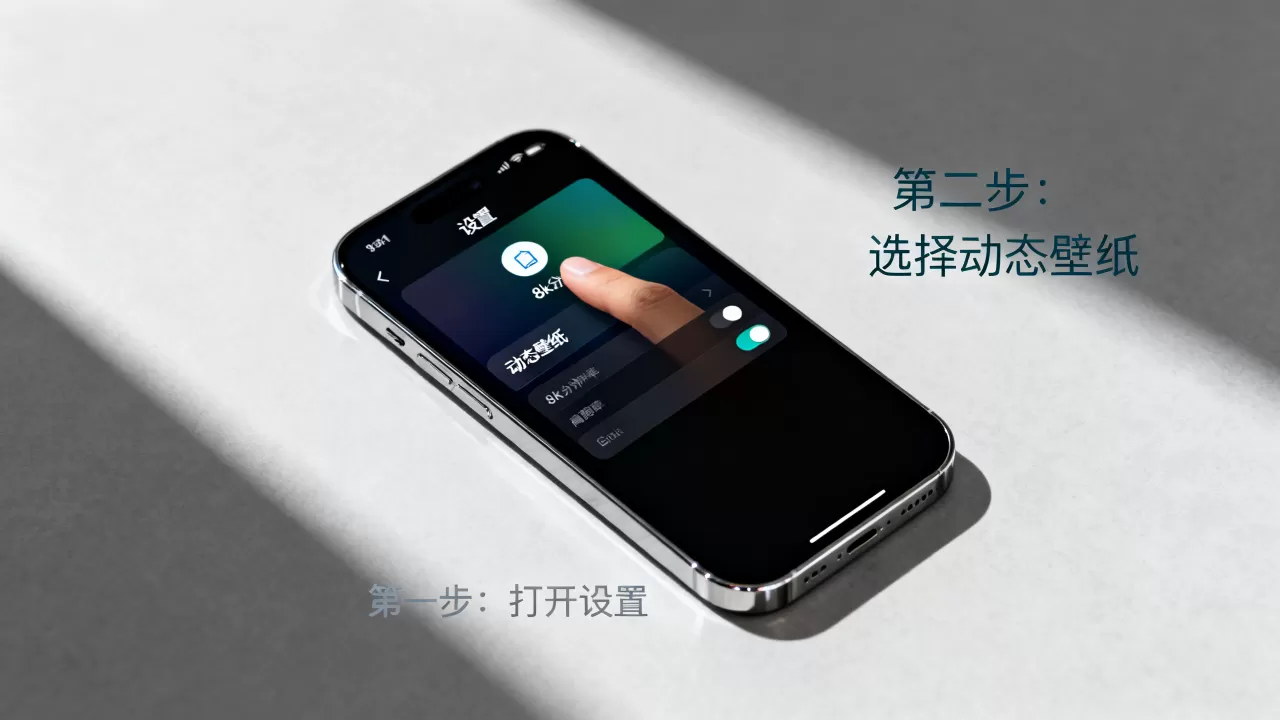 iPhone如何设置动态壁纸，苹果手机动态壁纸设置教程