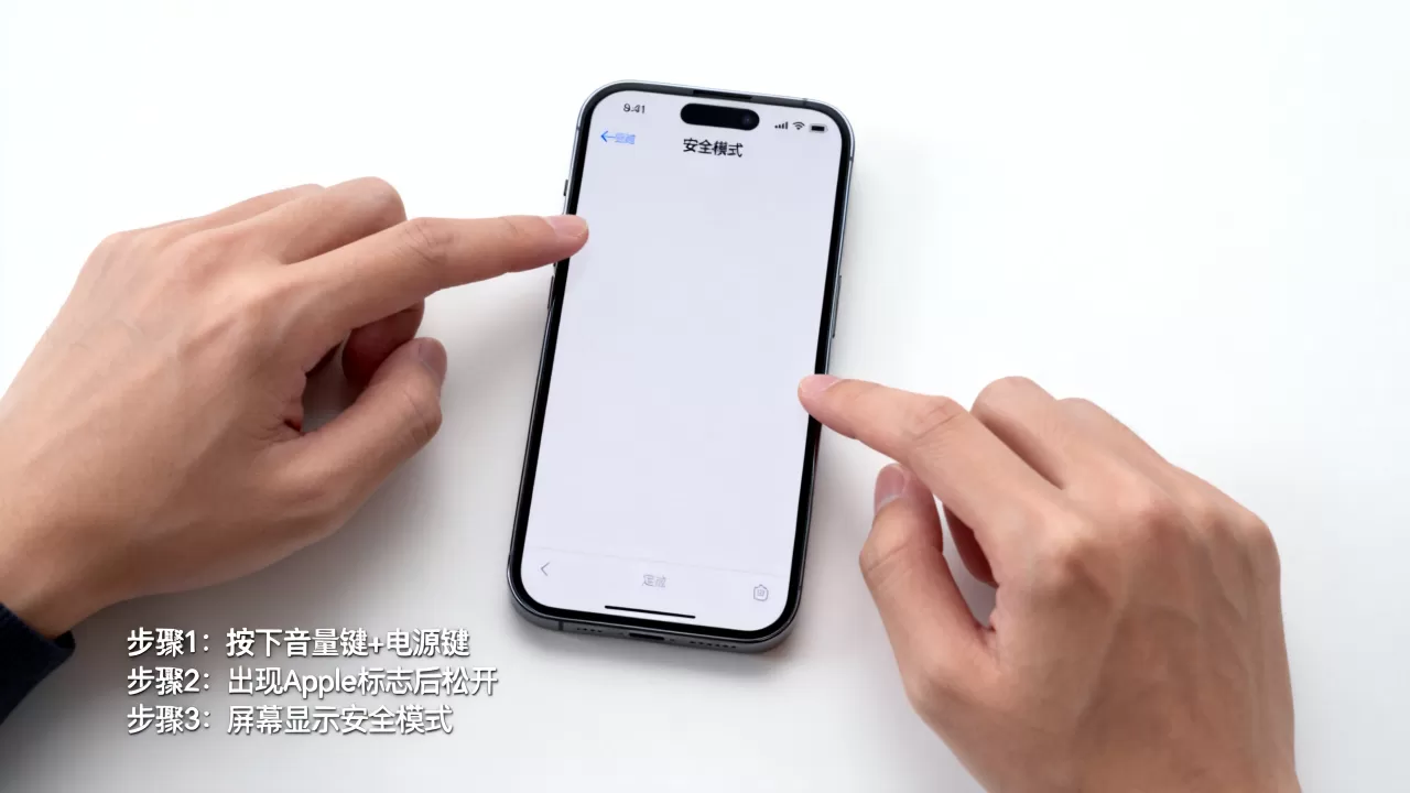 iphone怎么进安全模式，苹果安全模式怎么进