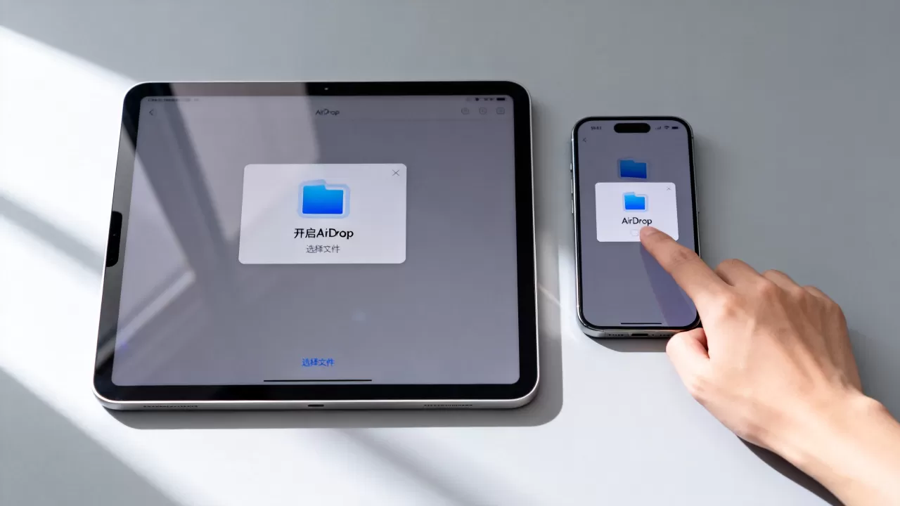 ipad与iphone互传文件，ipad和iphone怎么互传文件
