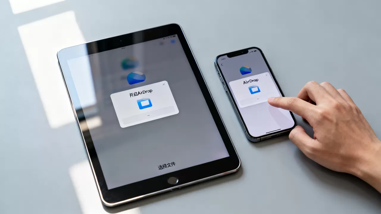 ipad与iphone互传文件，ipad和iphone怎么互传文件
