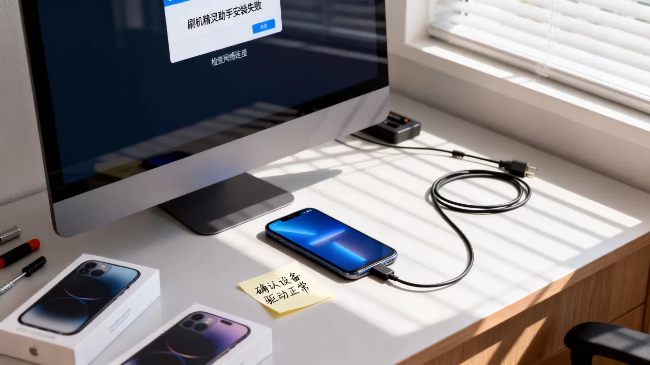 刷机精灵助手安装失败怎么办，刷机精灵助手安装失败