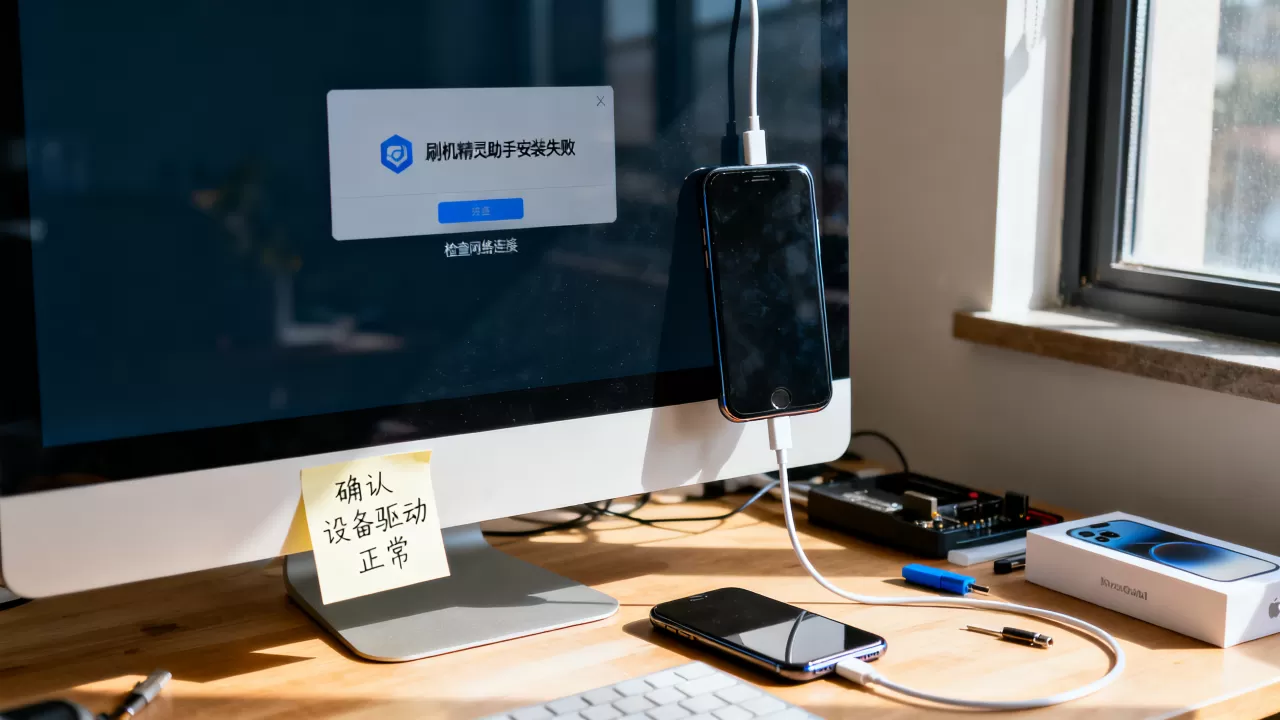刷机精灵助手安装失败怎么办，刷机精灵助手安装失败