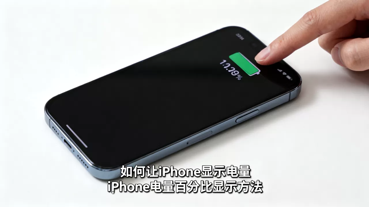 如何让iphone显示电量，iPhone电量百分比显示方法