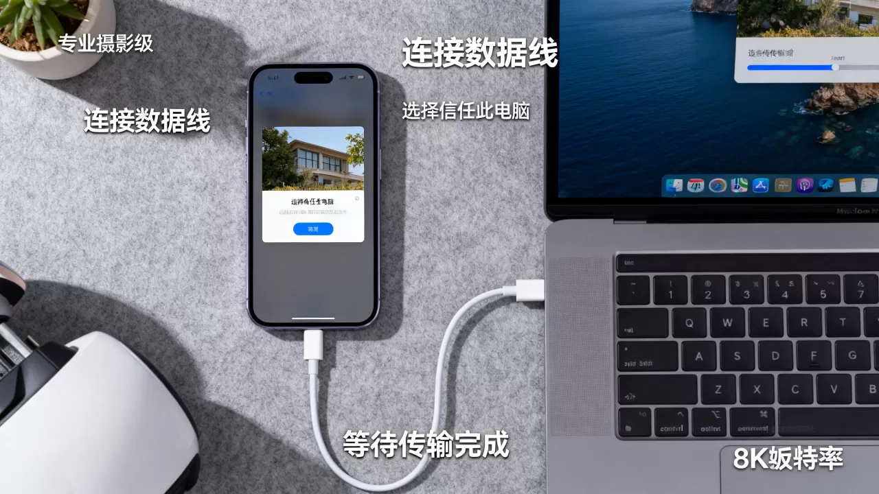 iphone与电脑传输照片，iphone怎么把照片传到电脑上