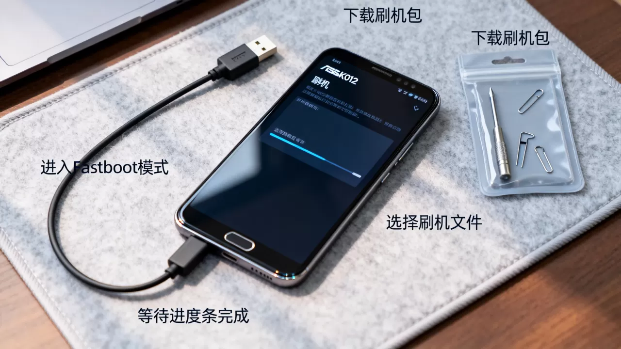 华硕k012刷机教程，华硕k012刷机教程