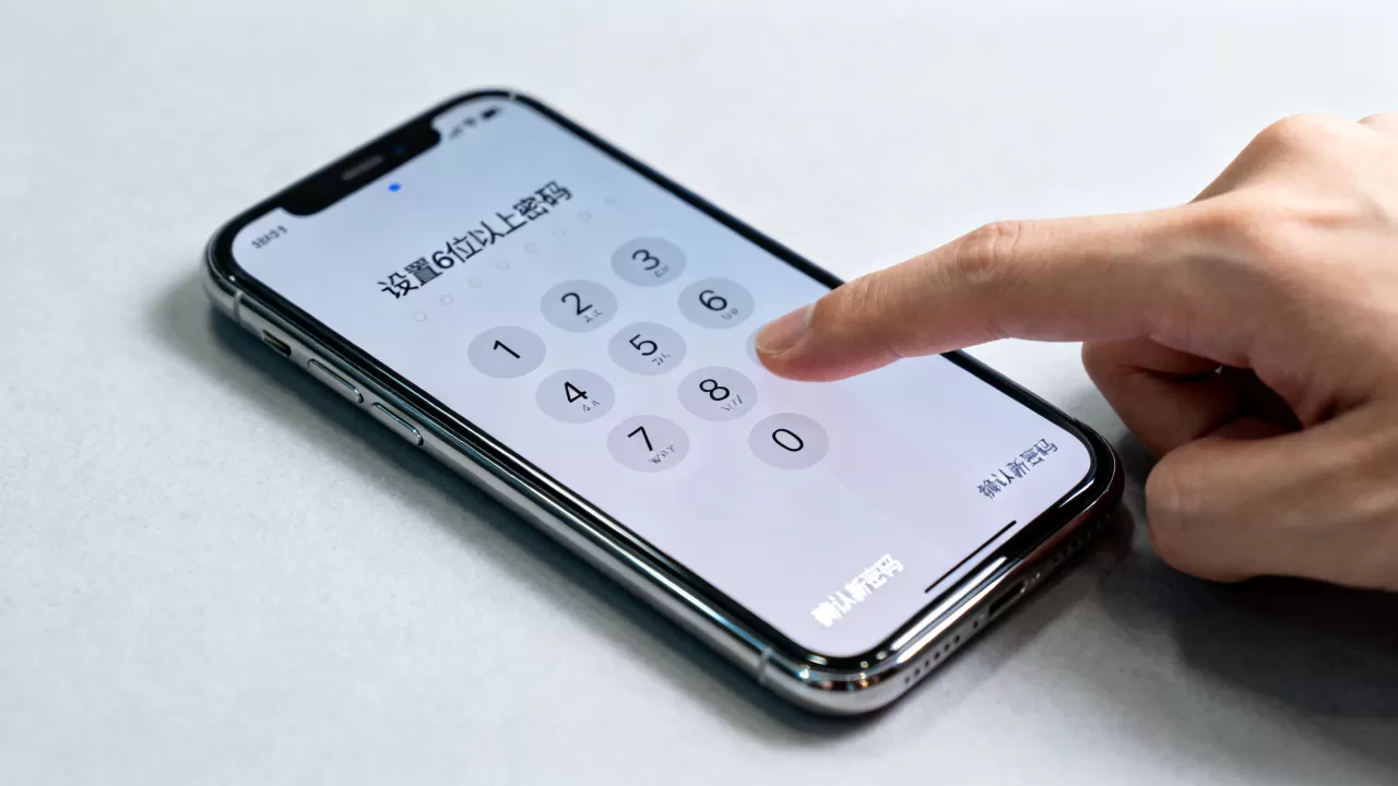 iphone怎么设置长密码，iphone设置6位以上密码